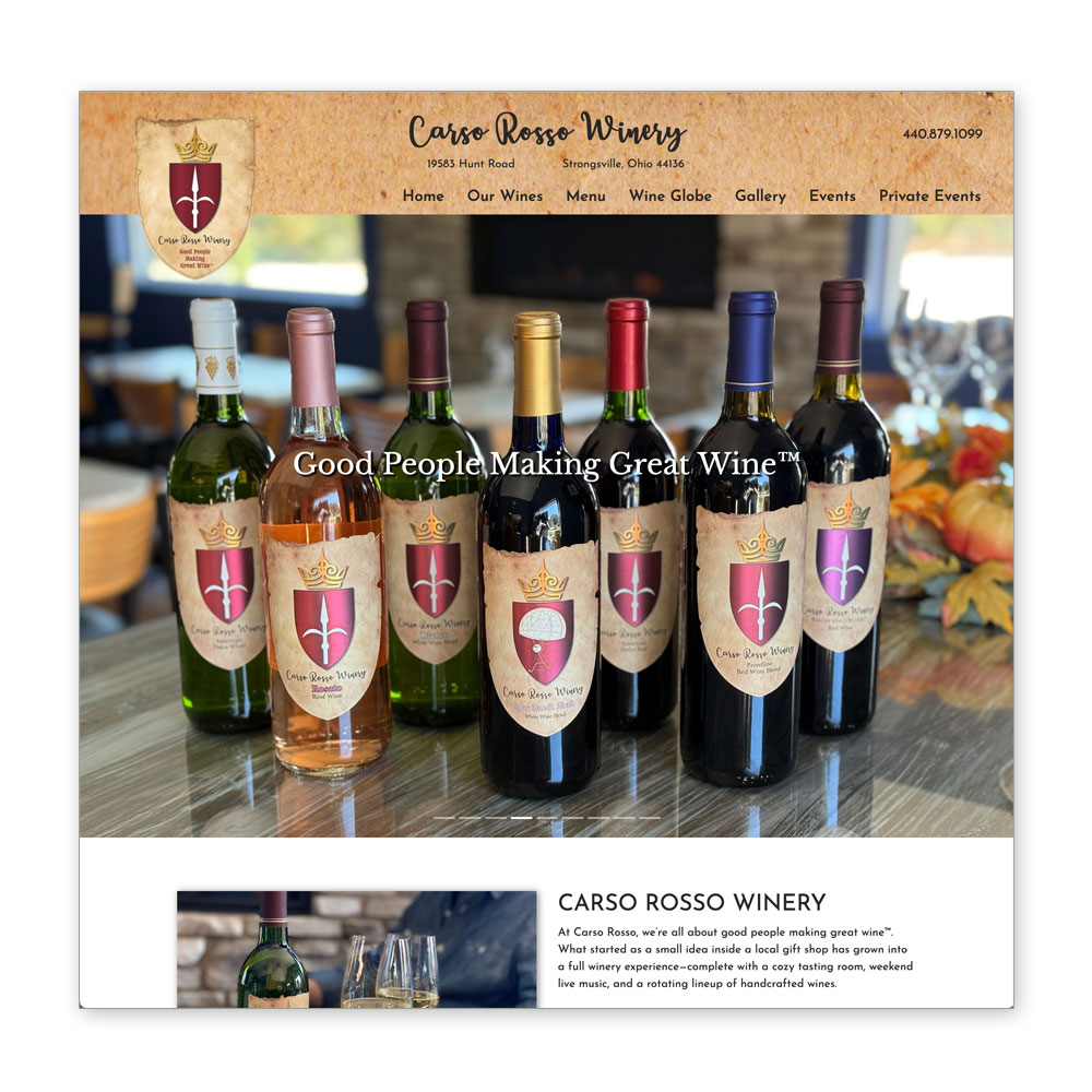 Carso Rosso Winery Menus