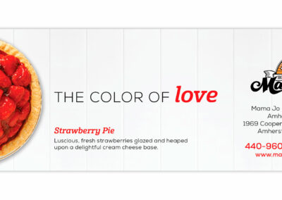 Mama Jo Homestyle Pies Advertising