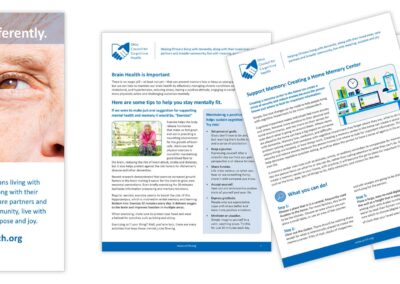 Collateral | Brand Banner, Dementia Tip Sheets
