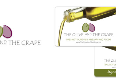 The Olive and the Grape | Retail Products Logo, Gift Cards