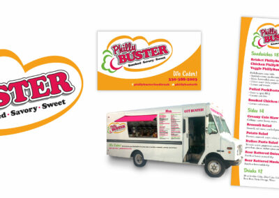 Philly Buster Food Truck | Logo, Menu, Truck Graphics