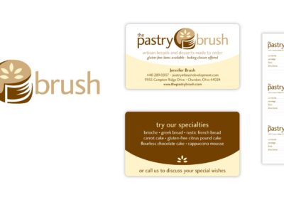 The Pastry Brush | Branding, Logo, Corporate Identity, Labels