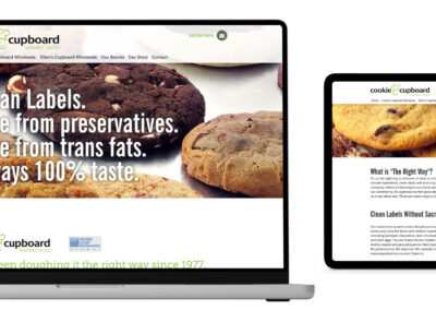Cookie Cupboard Gourmet Dough Website