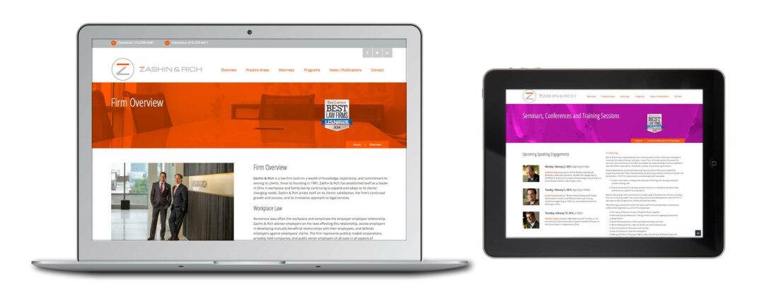 Zashin & Rich Website